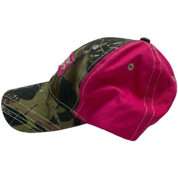 TSC Tractor Supply Co Camouflage Pink Green Cap One Size Adjustable - Picture 2 of 6